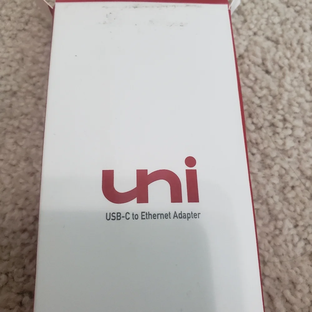 Uni USB C to Ethernet Adapter